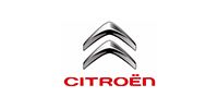 Citroën logo with silver double chevrons above red wordmark on a white background