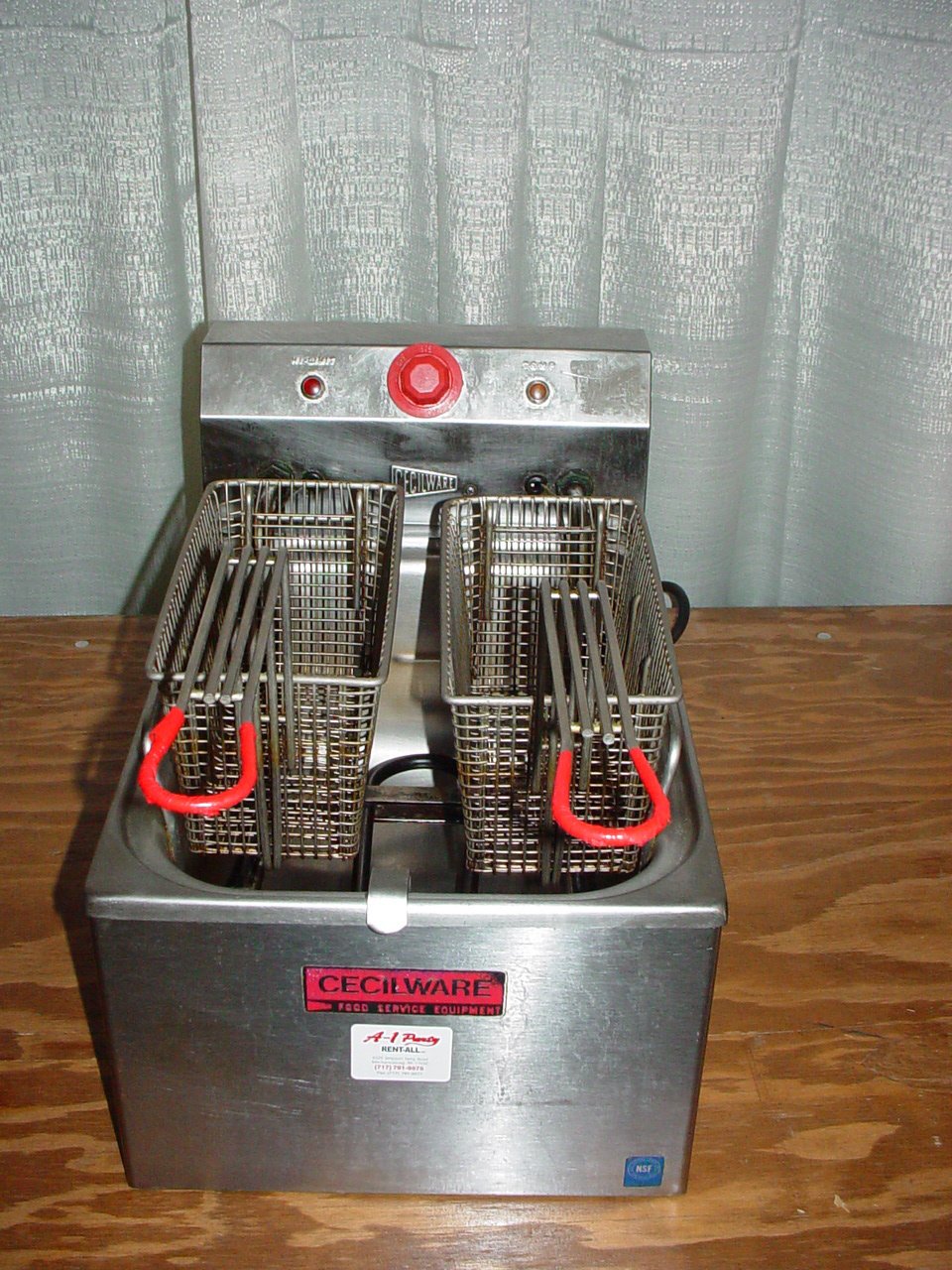 Food Equipment Rental Menu A 1 Party RentAll Inc