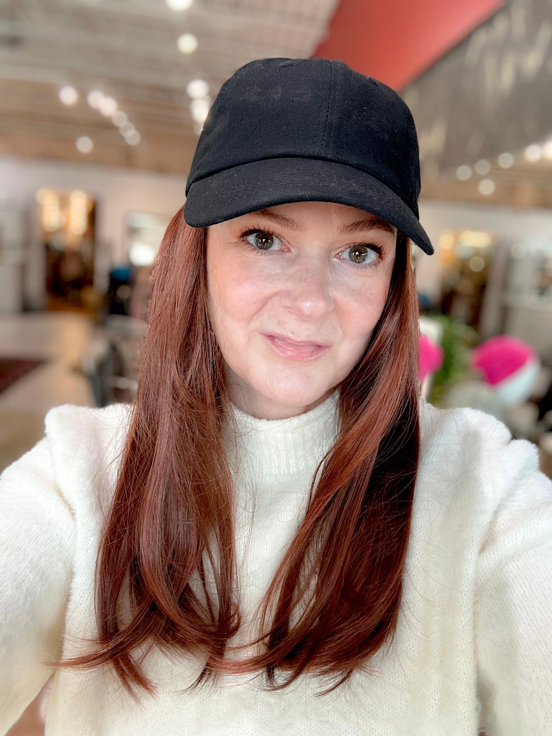 Custom partial wig, hat on the go. EASY) HOW TO MAKE A WIG HAT WHEN YOU NEED A QUICK LOOK ON  main image 2