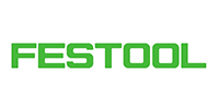 FESTOOL logo in bright green text on a white background