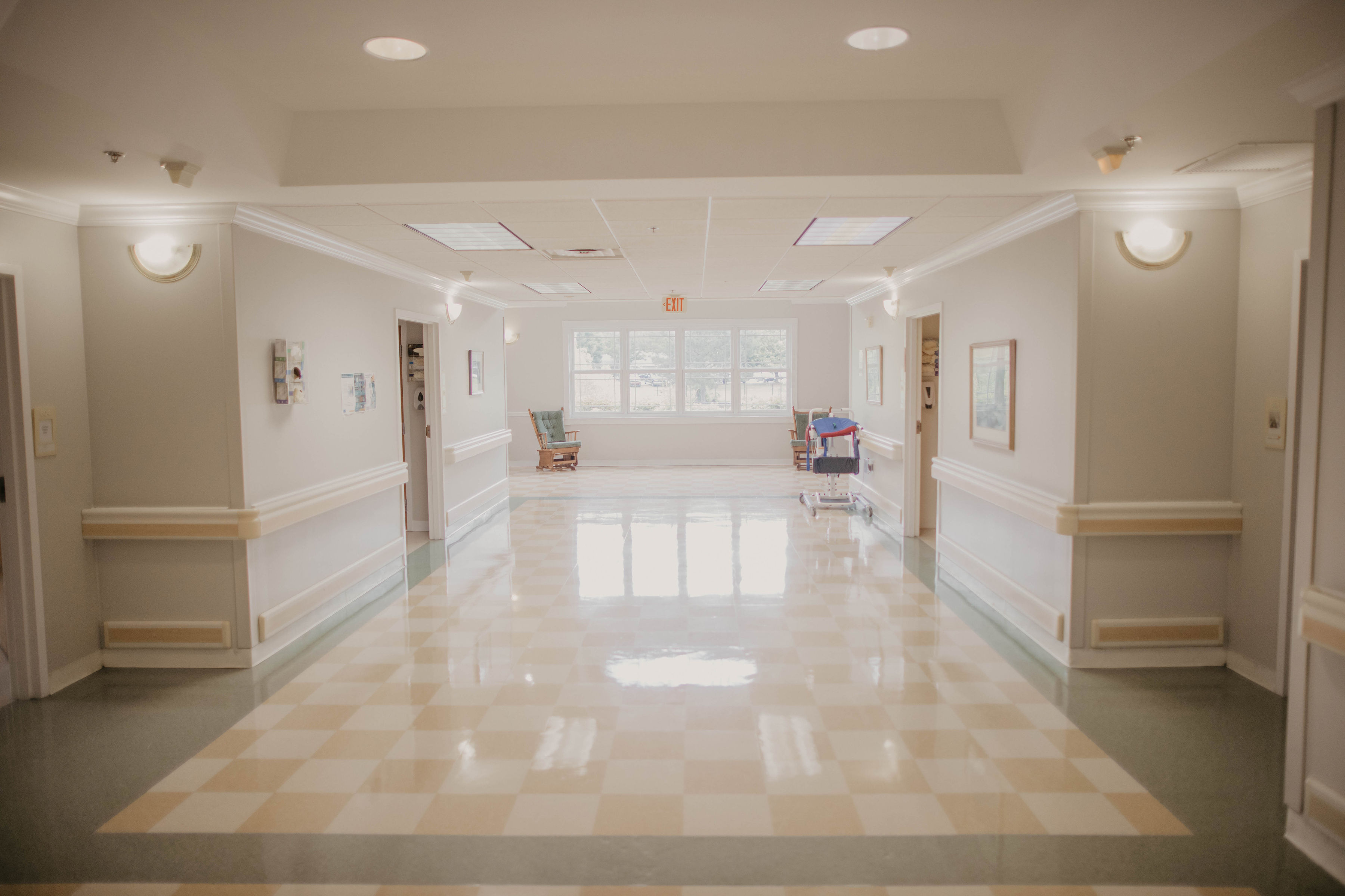 Nusring-center-hallway