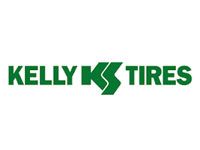 Kelly K Tires logo in green text on a white background