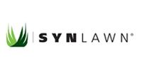 Synlawn logo: green grass icon to the left of the text