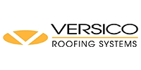 Versico Roofing Systems logo with orange emblem and black text on white background