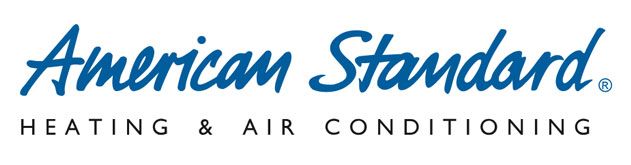 American Standard Heating & Air Conditioning logo in blue and black text