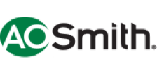 A.O. Smith logo with green “AO” in a circle and black “Smith” text