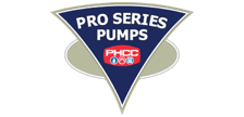 Pro Series Pumps PHCC logo in a blue and gray triangle