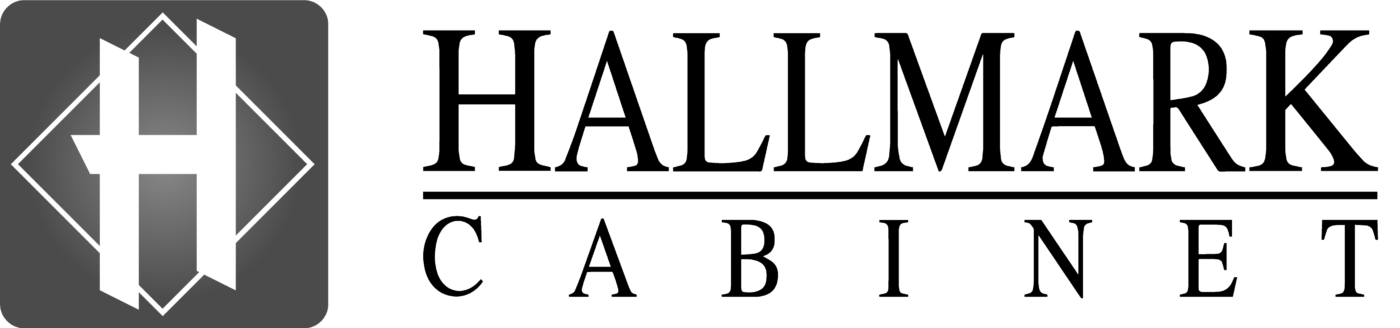 Hallmark Cabinet logo: dark gray square with a white 