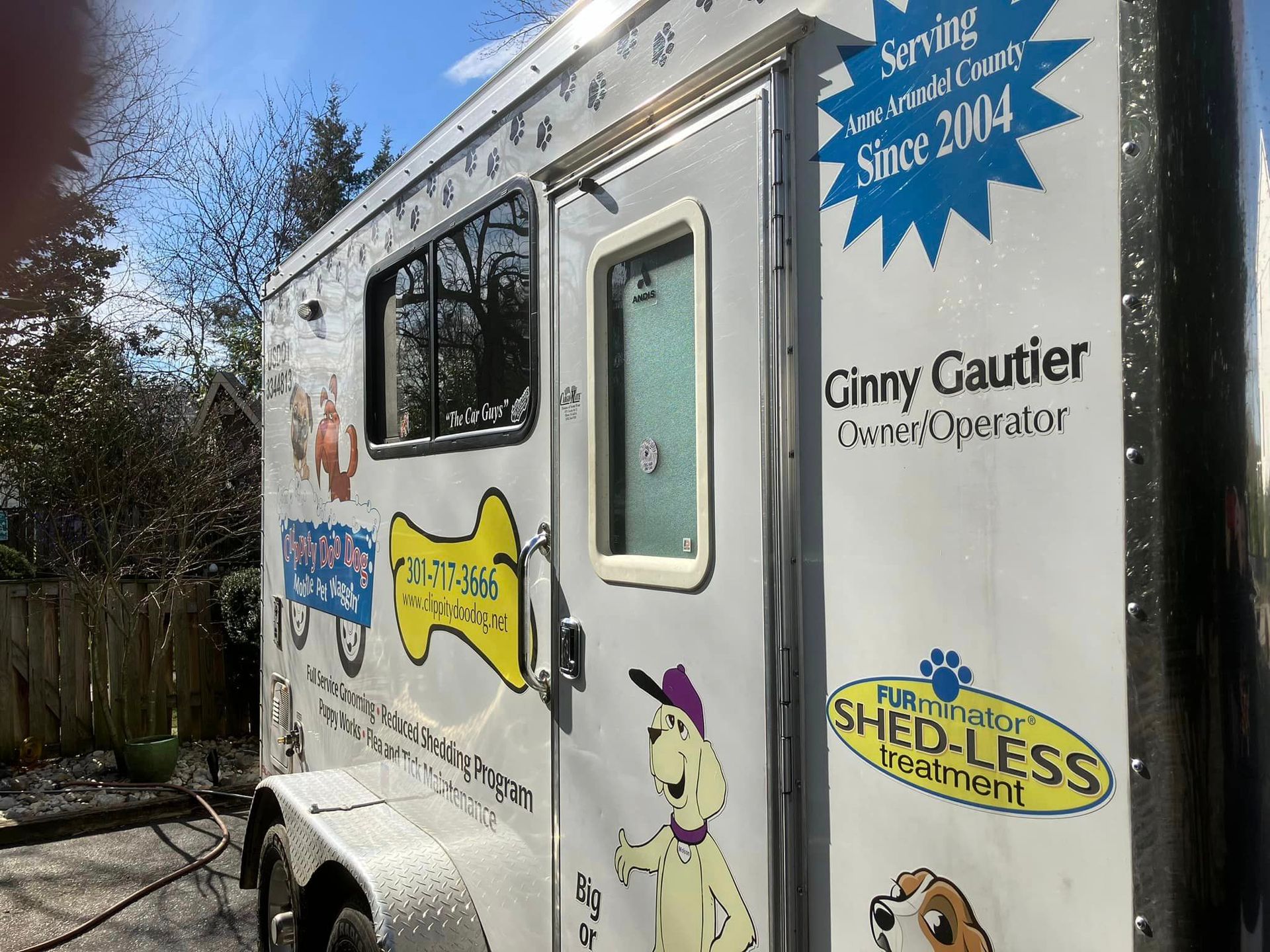 Mobile Dog Grooming Clippity Doo Dog Mobile Pet Waggin' Annapolis, MD