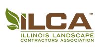 ILCA logo with green leaf icon and text “Illinois Landscape Contractors Association”