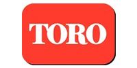 TORO logo in white on a red rounded rectangle