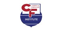 Carpet & Fabricare Institute logo with red “CF” over a blue circle