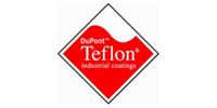 DuPont Teflon industrial coatings logo in red diamond with black outline