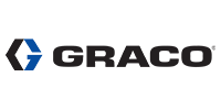Graco logo: black and blue stylized G emblem beside the word GRACO in bold, black text.