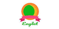 Logo with a green circle inside orange and yellow circles, a pink ribbon, and the word 