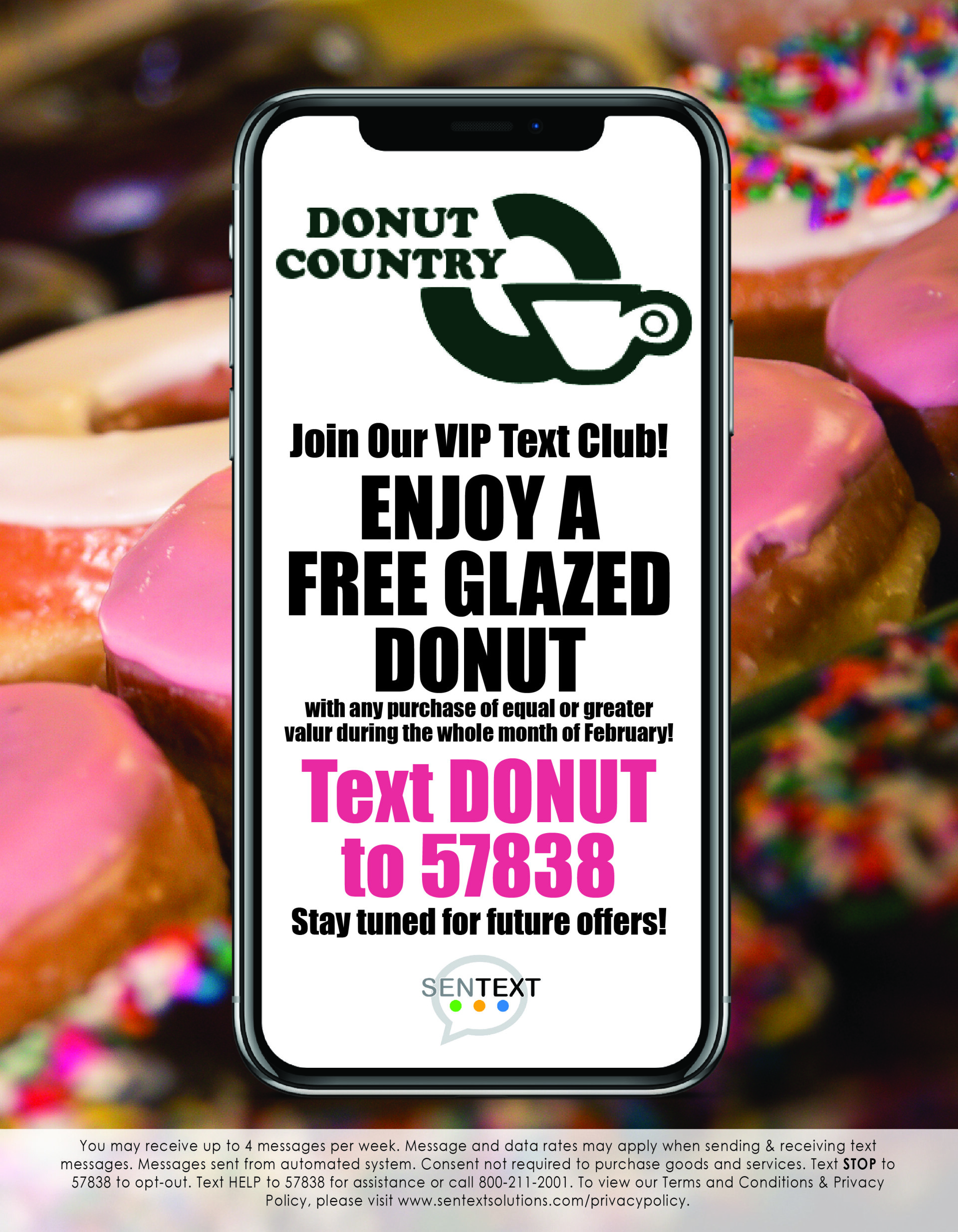 Menu Donut Country Lunch Murfreesboro, TN