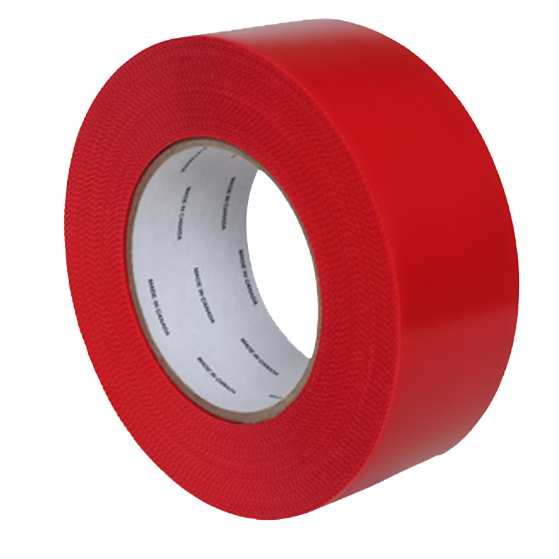 Red duct tape roll.