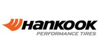 Hankook Performance Tires logo in black and orange