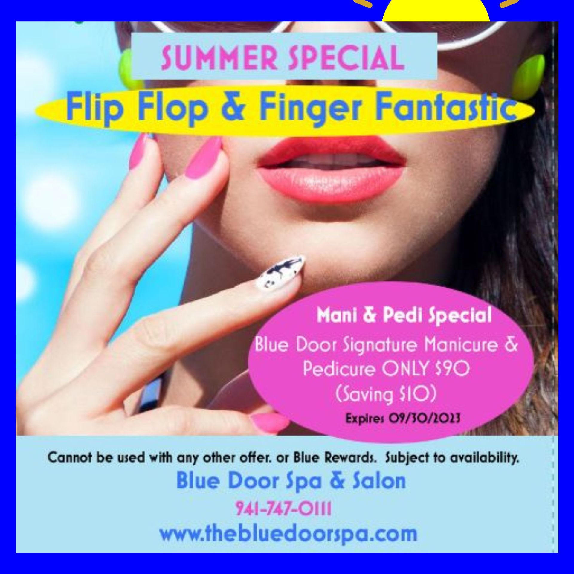 Blue Door Spa & Salon Specials and Events Bradenton, FL