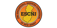 Orange seal logo for the New Jersey State Educational Services Commission, with ESCNJ in the center