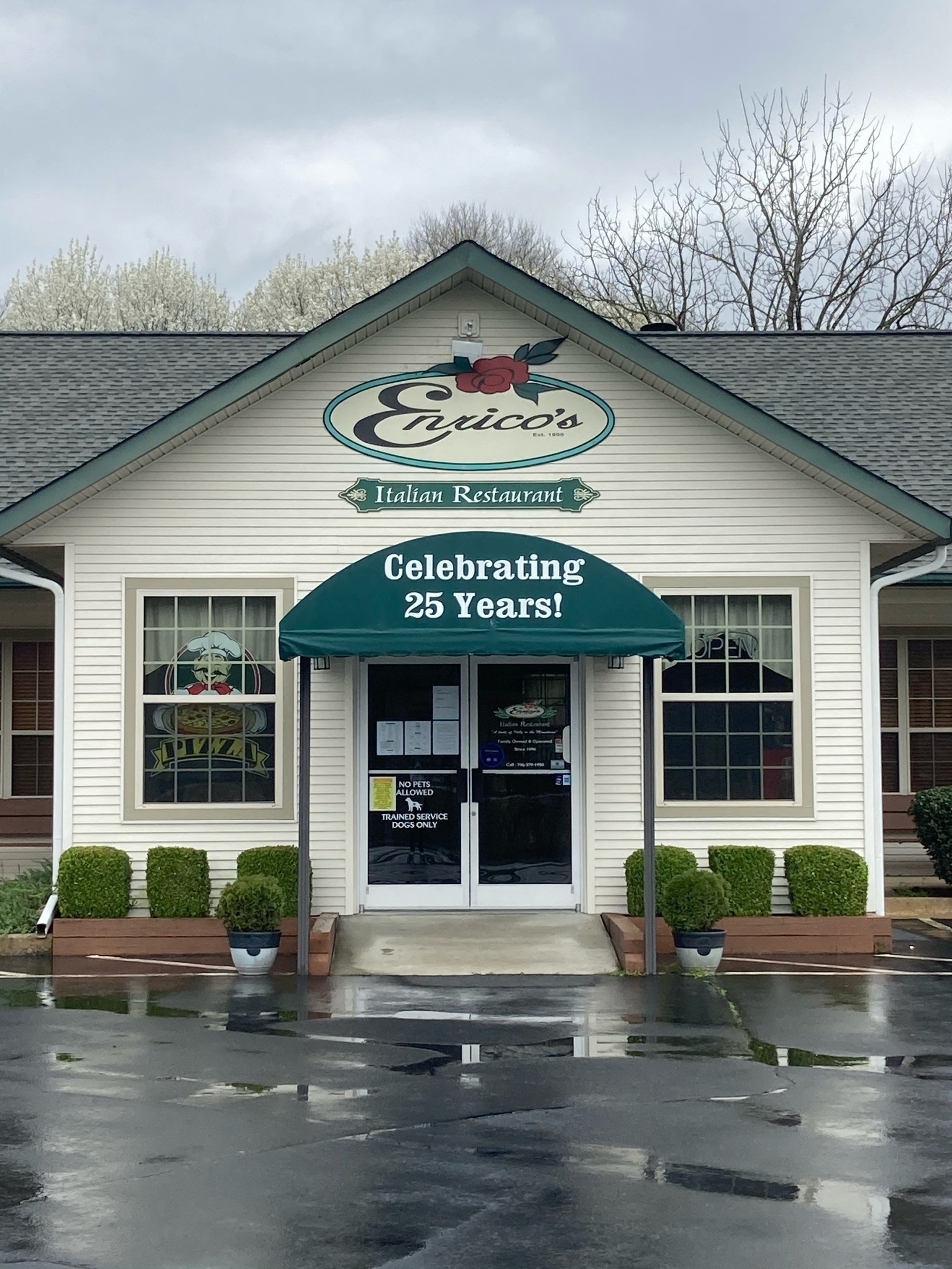 About Enrico's Italian Restaurant Young Harris Italian Food