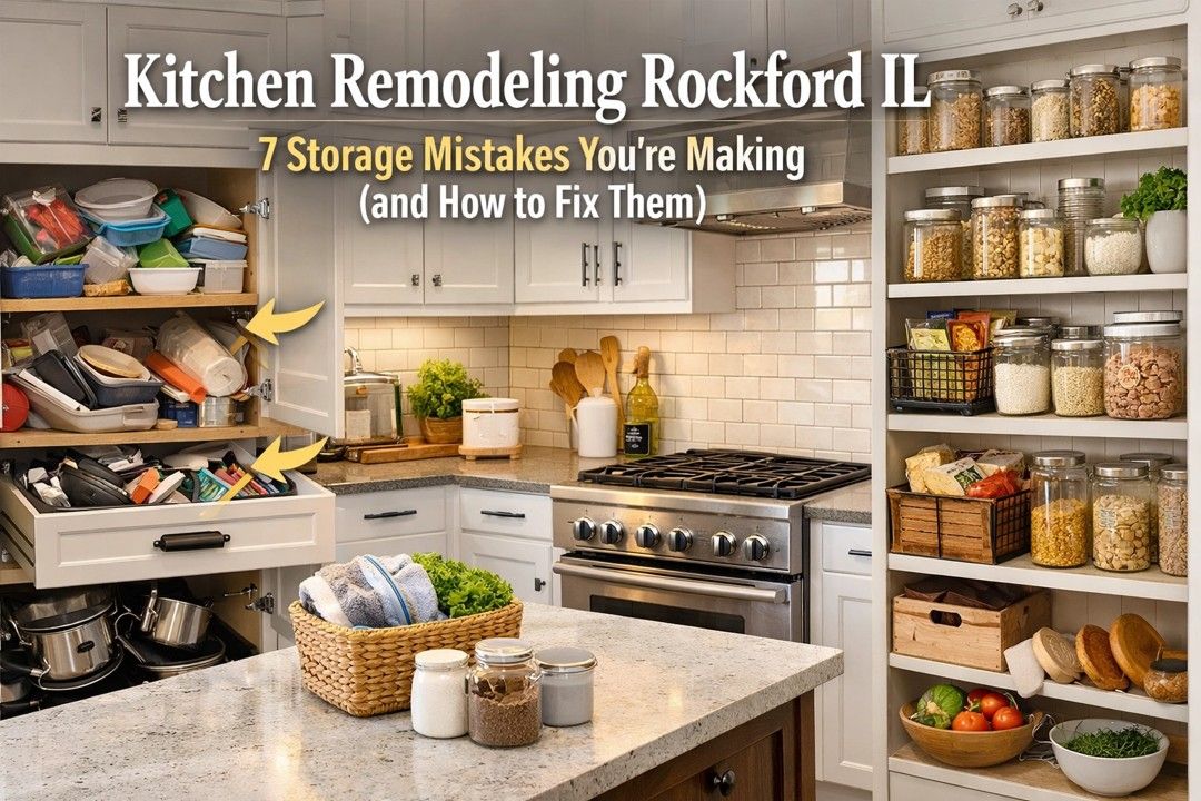 Kitchen Remodeling Rockford IL: 7 Storage Mistakes You're Making (and ...