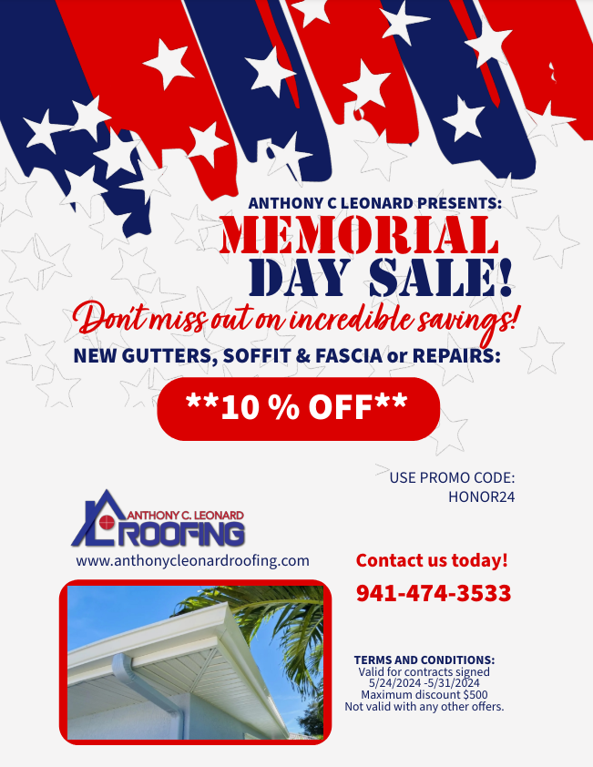 Roofing Contractor Venice, FL Anthony C. Leonard Roofing