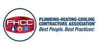 The logo for the Plumbing-Heating-Cooling Contractors Association with the text