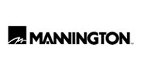 Mannington logo in black on a white background