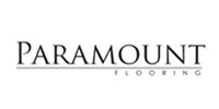 Paramount Flooring logo in black text on a white background