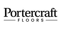 Portercraft Floors logo in black text on a white background