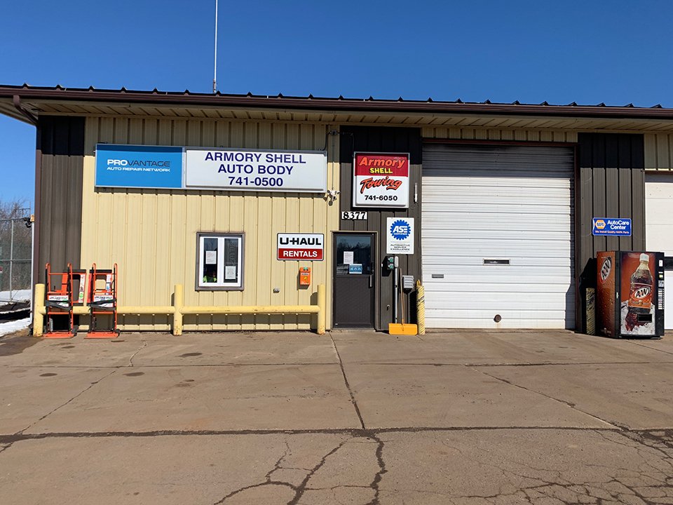 Armory Shell Towing & Auto Body Photo Gallery Virginia, MN