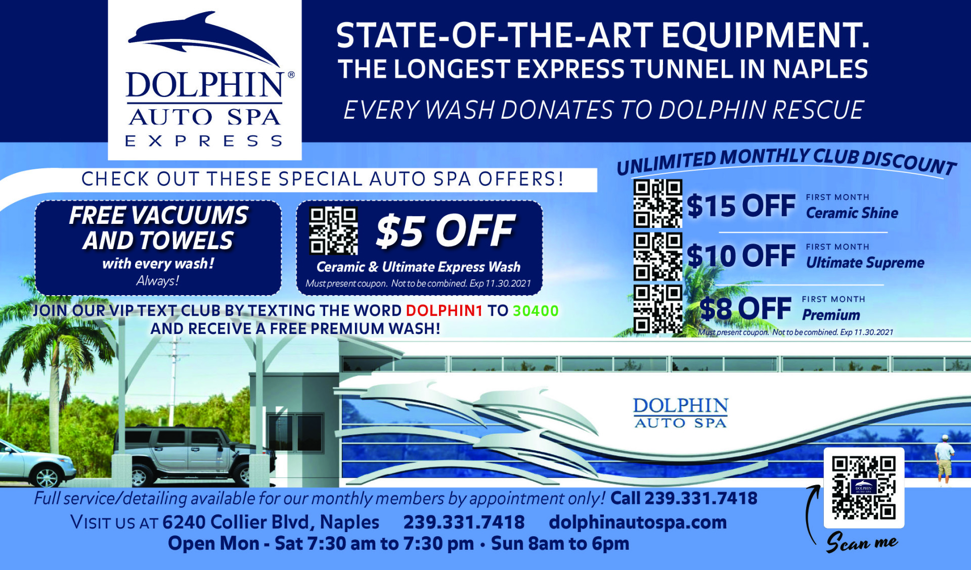 Express Car Wash Naples, FL Dolphin Auto Spa