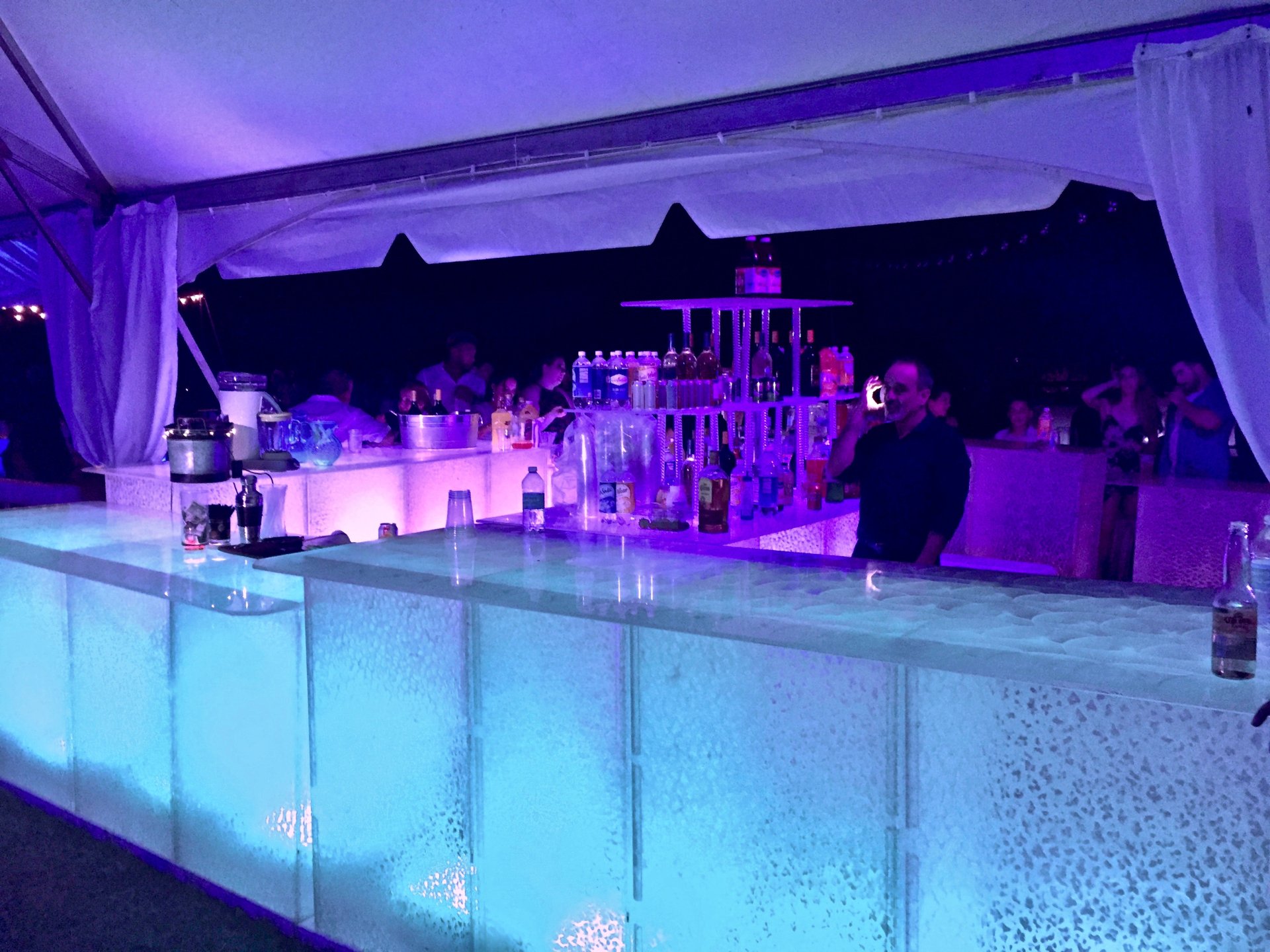 Ice Like Light Up Glow LED Bar Rental & Party Decorator