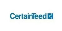 CertainTeed logo in teal and blue on a white background