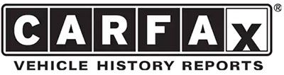 CARFAX Vehicle History Reports logo in black, white, and blue.