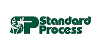 Standard Process logo in green with leaf emblem on white background