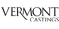 Logo for Vermont Castings. The word