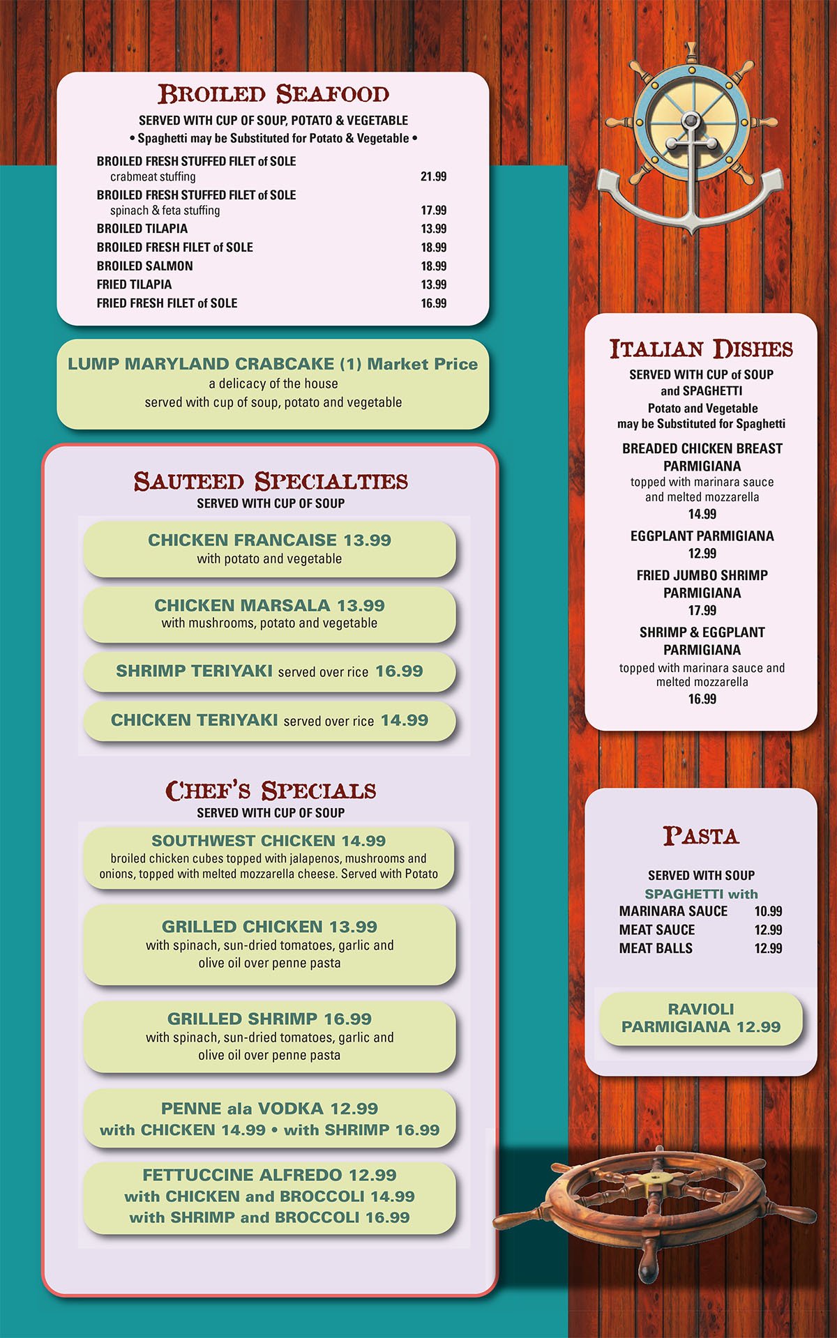 Nautilus DinerRestaurant Crofton Menu Crofton, MD