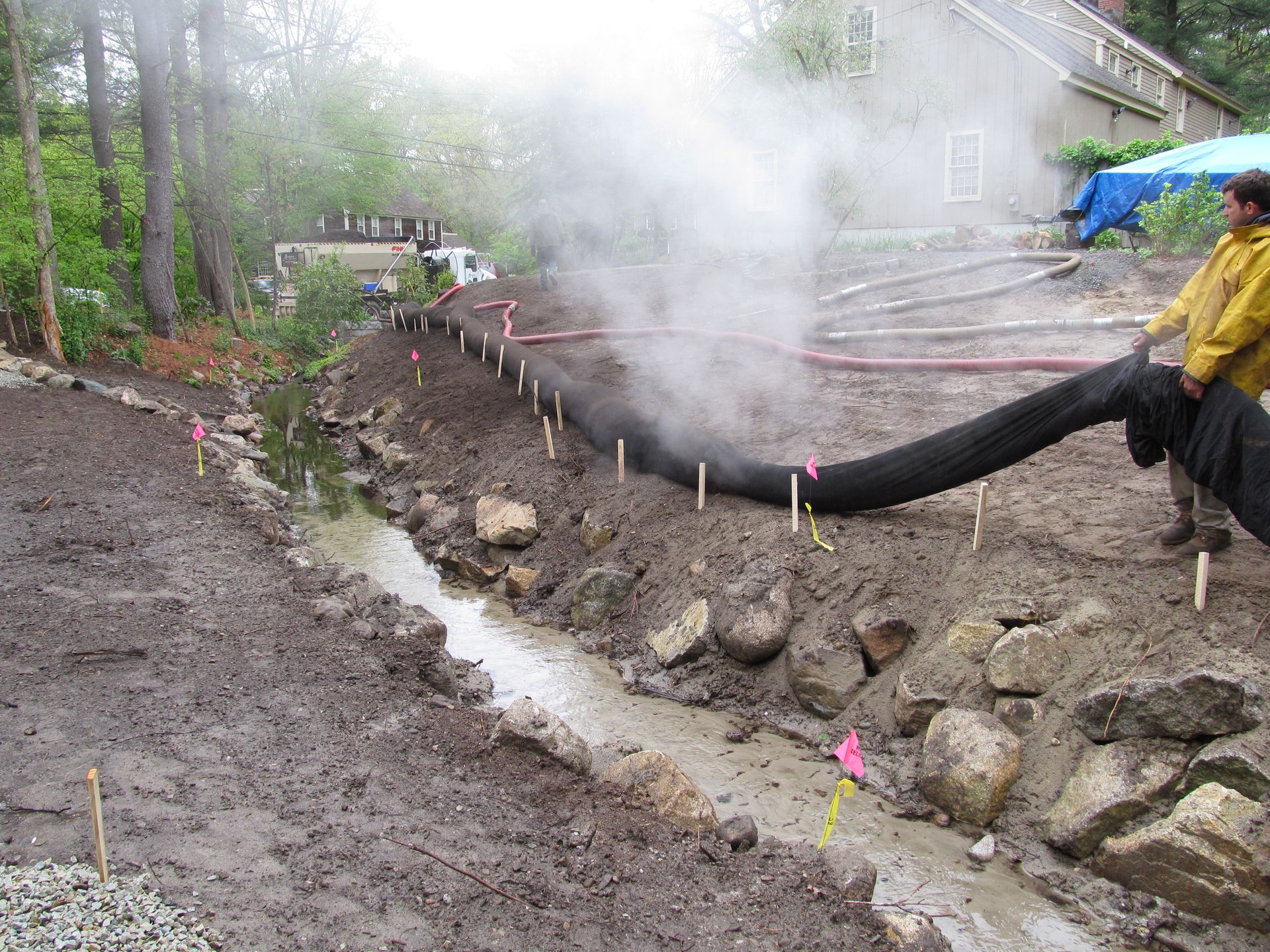 Erosion Control and Silt Sock Norwell, MA Silt Sock Installer