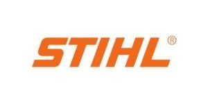 STIHL logo in orange on a white background.