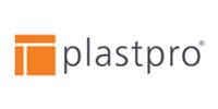 Plastpro logo with orange icon and gray text on a white background