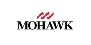 Mohawk logo: Red stylized 