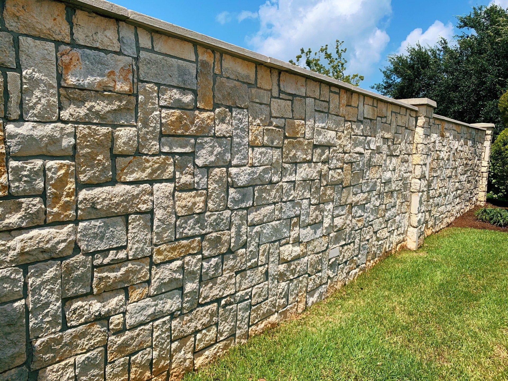 Brick Fences Built Stone Fences League City, TX