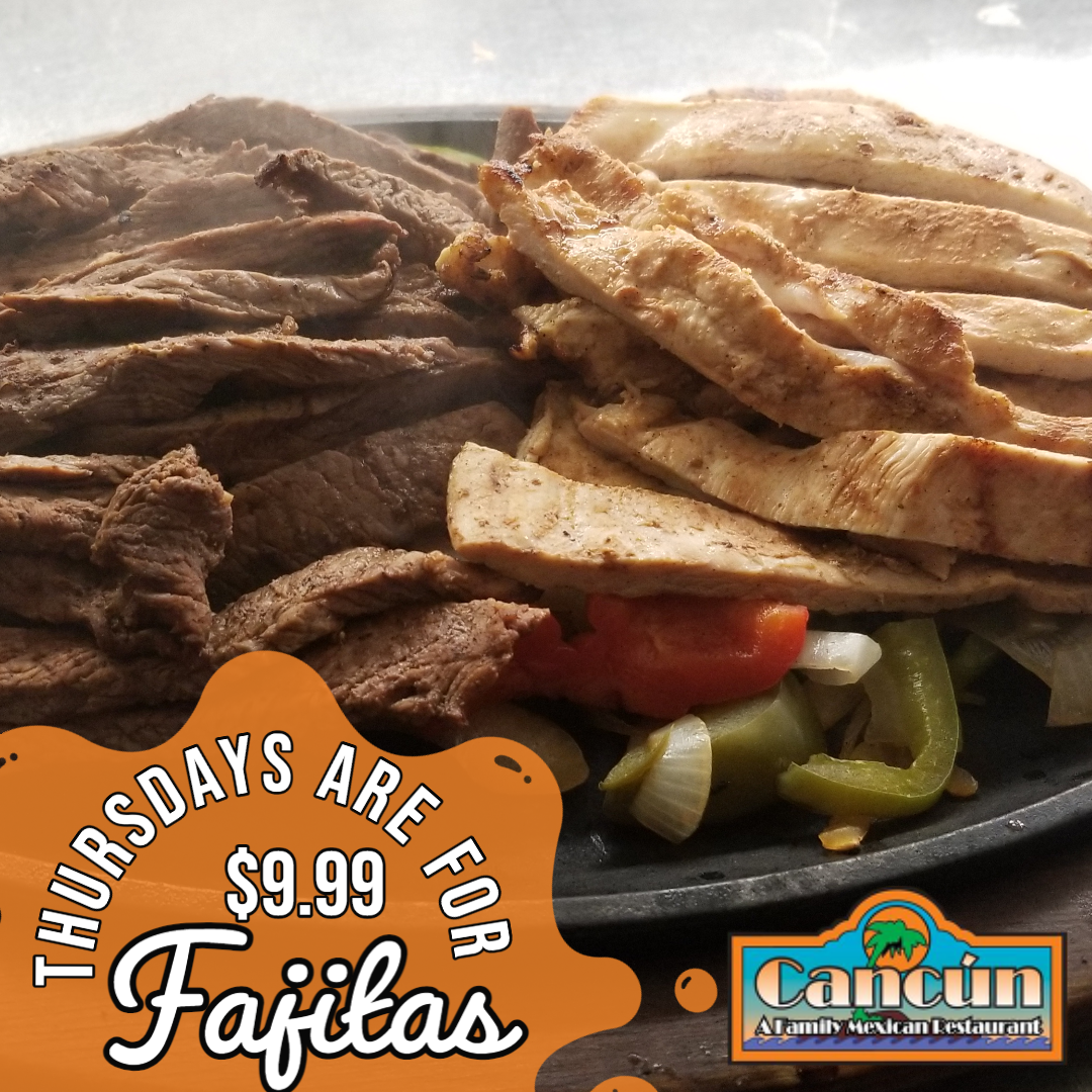 Cancun Family Mexican Restaurant Specials Menu Kingston MA