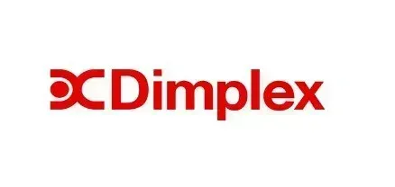 Dimplex logo in red on a white background.