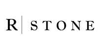 Logo for R Stone: Black text on white background.
