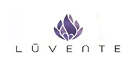 Lüvente logo with a purple lotus icon above spaced black lettering