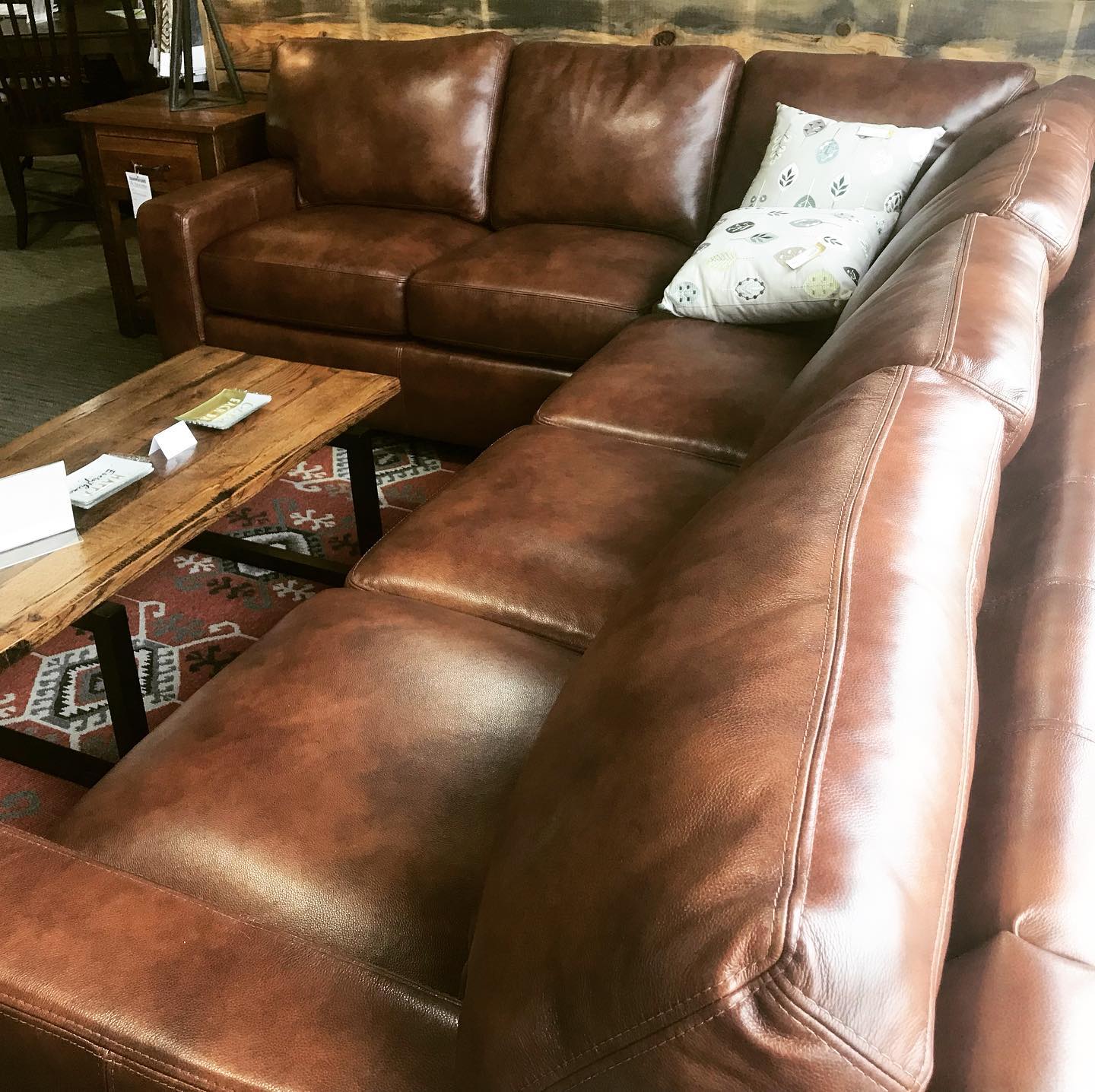 Custom Furniture Omaha, NE Barnwood & Leather