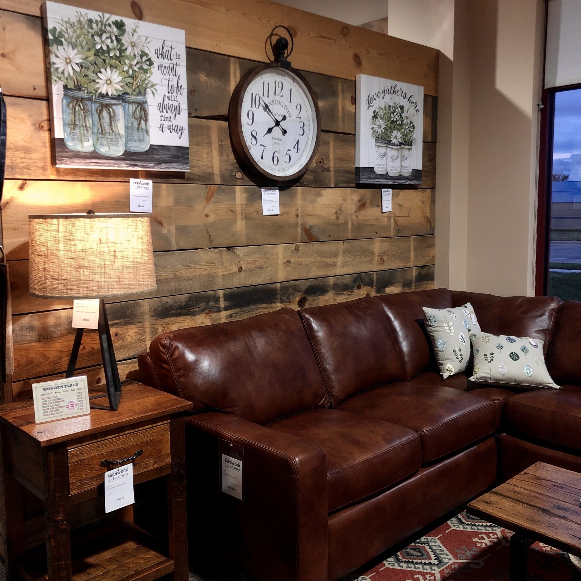 Custom Furniture Omaha, NE Barnwood & Leather
